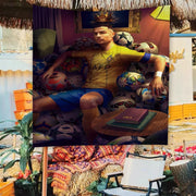 C-Cristiano R-Ronaldo CR7 Cartoon Flag Art Science Fiction Room Home Decor Wall Hanging Home Decor Banner
