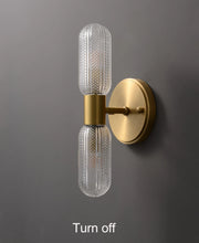 LED Light Modern Wall Light Bedroom Bedside Living Room Wall Lamp Glass Rod Nordic Aisle Corridor Interior Lighting Fixture
