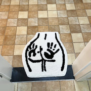 Sexy Bathroom Rugs Soft Tufted Rugs Non-Slip Absorbent Handmade Rugs Bedroom Kitchen Bathroom Rug