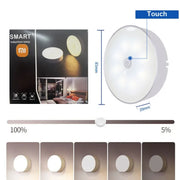 Xiaomi LED Touch Night Light 500mAh Battery USB Rechargeable Wireless Led Lamp Magnetic For Bedroom Bedside Table Lighting