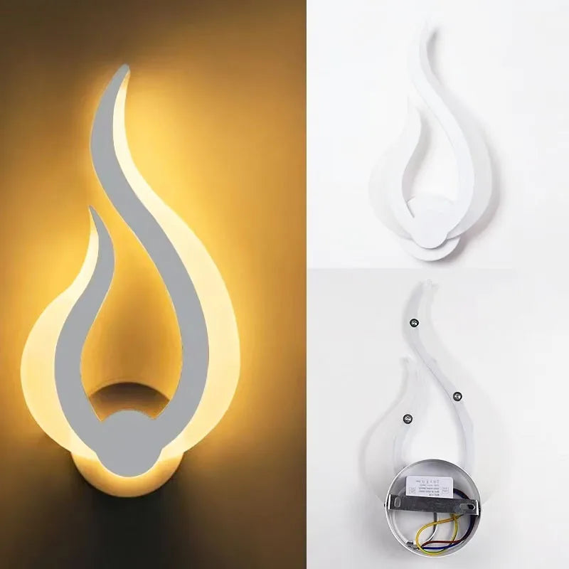 Modern LED wall lights creative lighting fixtures indoor home decoration lighting bedroom living room sofa background decoration
