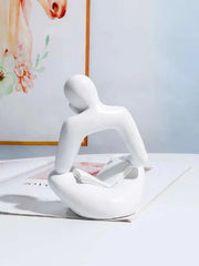 Modern Simple Abstract Art Designer Decoration Creative Bookshelf Bookend Home Living Room Wine Cabinet Decoration