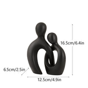 Modern Couple Desktop Decor Abstract Handmade Bedroom Embracing Sculpture Characters Nordic Home Furnishings