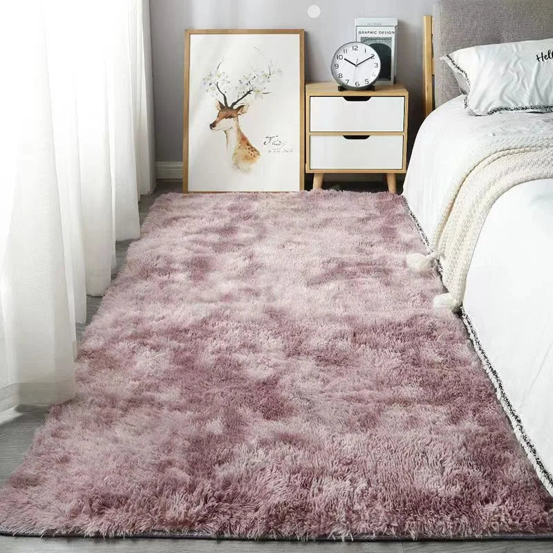 VIKAMA Fluffy Rugs Shaggy Bedroom Area Rugs Shaggy Non-Slip Rugs, Machine Washable Soft Shaggy Rugs Modern Soft Plush Rugs