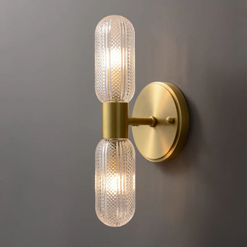 LED Light Modern Wall Light Bedroom Bedside Living Room Wall Lamp Glass Rod Nordic Aisle Corridor Interior Lighting Fixture