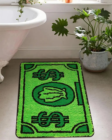 Coin Decorative Carpet Household Bedroom Bedside Blanket Door Mat Door Mat Door Mat Door Mat Bathroom Floor Mat