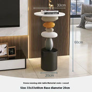 Home Decor Creative Art Statue Side Table Floor Decor Simple Style Living Room Large Floor Ornament Small Coffee Table Tea Table