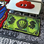 Coin Decorative Carpet Household Bedroom Bedside Blanket Door Mat Door Mat Door Mat Door Mat Bathroom Floor Mat