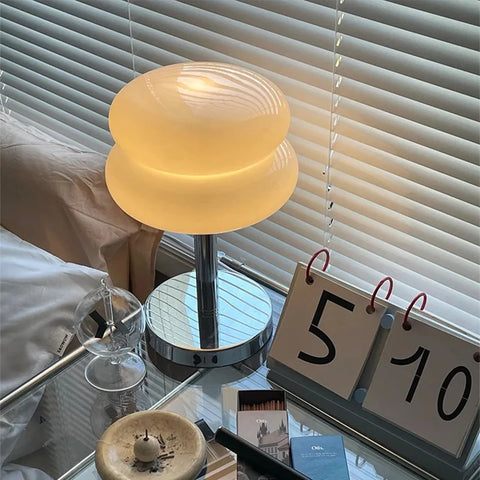 LED Table Lamps Modern USB Dimming Lighting Night Light Bedroom Bedside Dinner Bar Cafe Home Atmosphere Decoration LED Desk Lamp