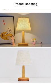 LED Table Lamp Interior Lighting Fixture For Living Bedroom Bedside Night Desktop Decoration Retro Japanese Style Desk Lights