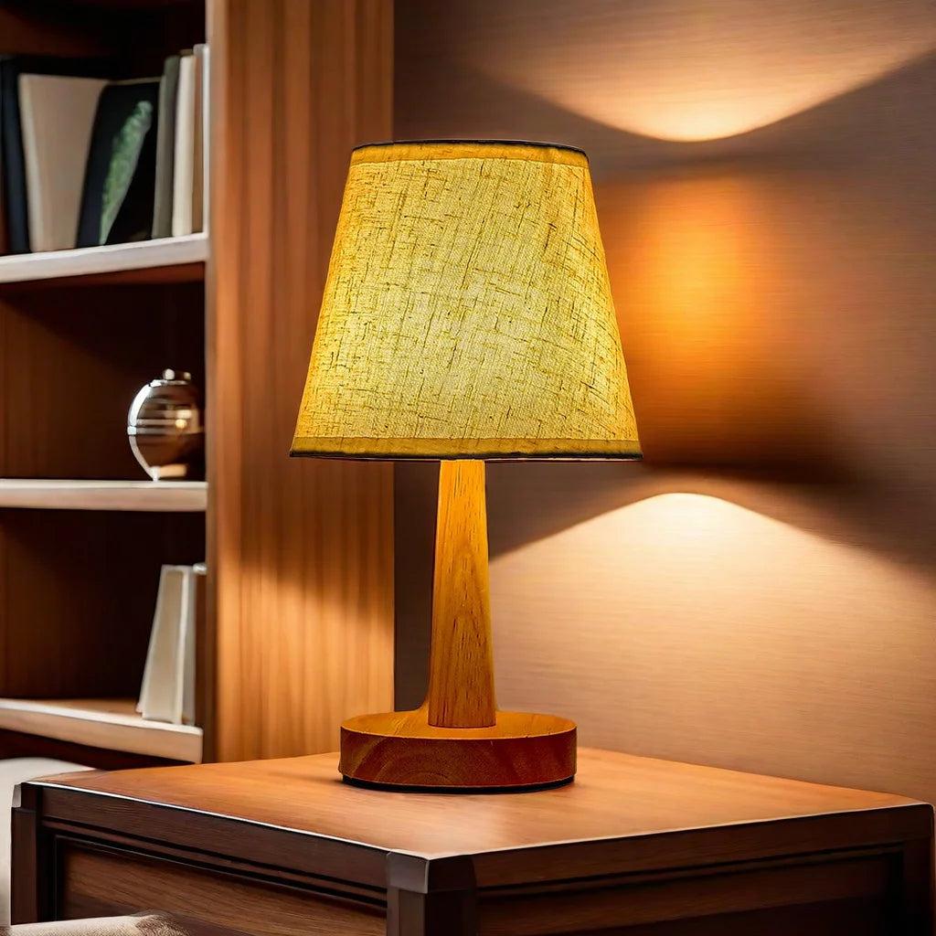 LED Table Lamp Interior Lighting Fixture For Living Bedroom Bedside Night Desktop Decoration Retro Japanese Style Desk Lights
