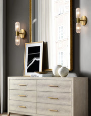 LED Light Modern Wall Light Bedroom Bedside Living Room Wall Lamp Glass Rod Nordic Aisle Corridor Interior Lighting Fixture