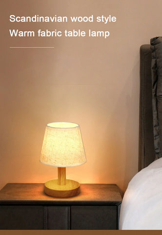 LED Table Lamp Interior Lighting Fixture For Living Bedroom Bedside Night Desktop Decoration Retro Japanese Style Desk Lights