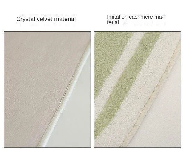 VIKAMA Funny Art Imitation Cashmere Carpet Special-Shaped Living Room Bedroom Decoration Bed Blanket Entry Door Non-Slip Mat