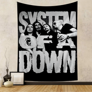 System of a Down Band Cartoon Tapestry Art Science Fiction Room Home Decor Wall Hanging Home Decor