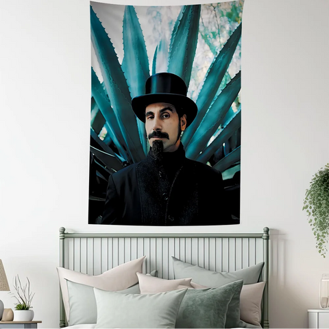 System of a Down Band Cartoon Tapestry Art Science Fiction Room Home Decor Wall Hanging Home Decor