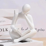 Modern Simple Abstract Art Designer Decoration Creative Bookshelf Bookend Home Living Room Wine Cabinet Decoration