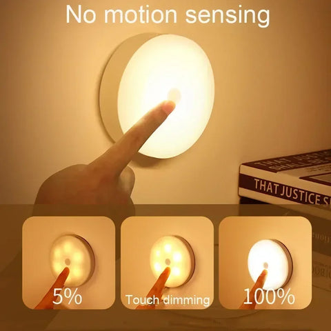Xiaomi LED Touch Night Light 500mAh Battery USB Rechargeable Wireless Led Lamp Magnetic For Bedroom Bedside Table Lighting