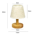 LED Table Lamp Interior Lighting Fixture For Living Bedroom Bedside Night Desktop Decoration Retro Japanese Style Desk Lights
